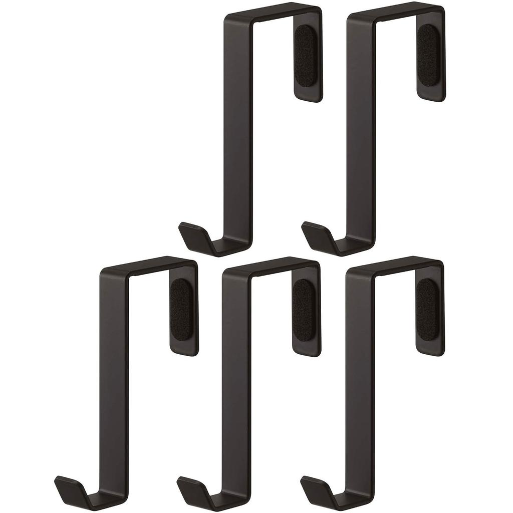 Yamazaki Door Hanger Set 5 Black Approximately W1.5XD7XH9cm Smart Hook 4891