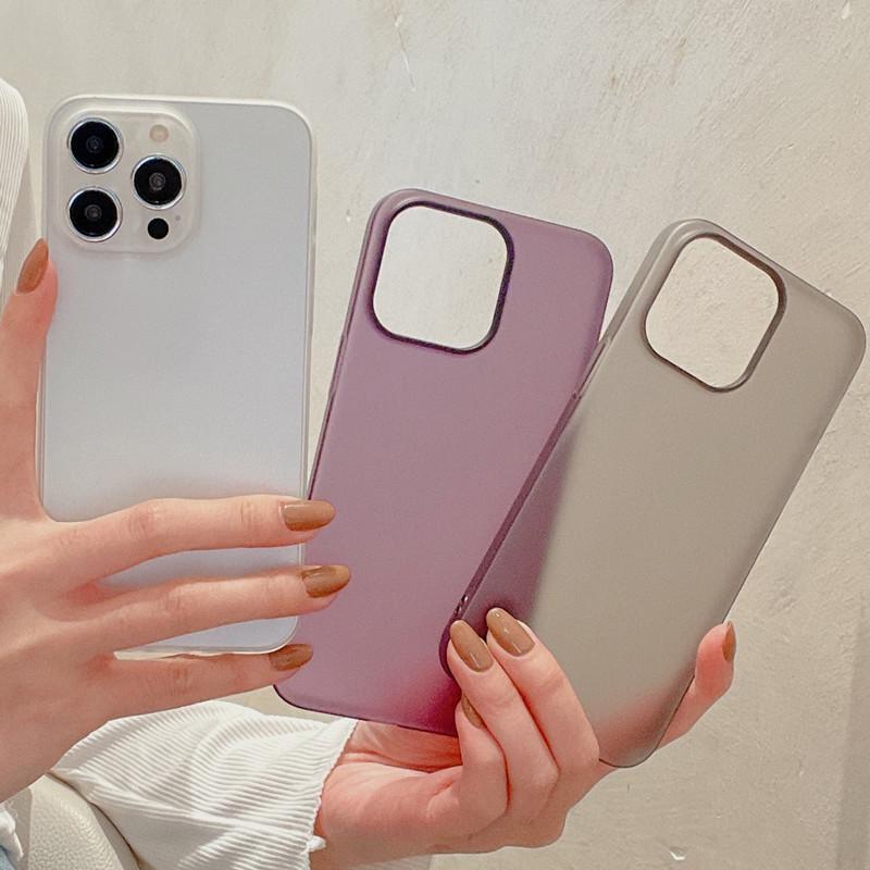 iPhone 11/13/14/15/16e/17Pro Case: Solid & Transparent, Premium Feel, Simple Design