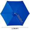 6/8 Ribs Replacement Parasol Canopy Waterproof Weatherproof UV-Anti Parasol Replacement Canopy Cover Large Patio Umbrella Cloth