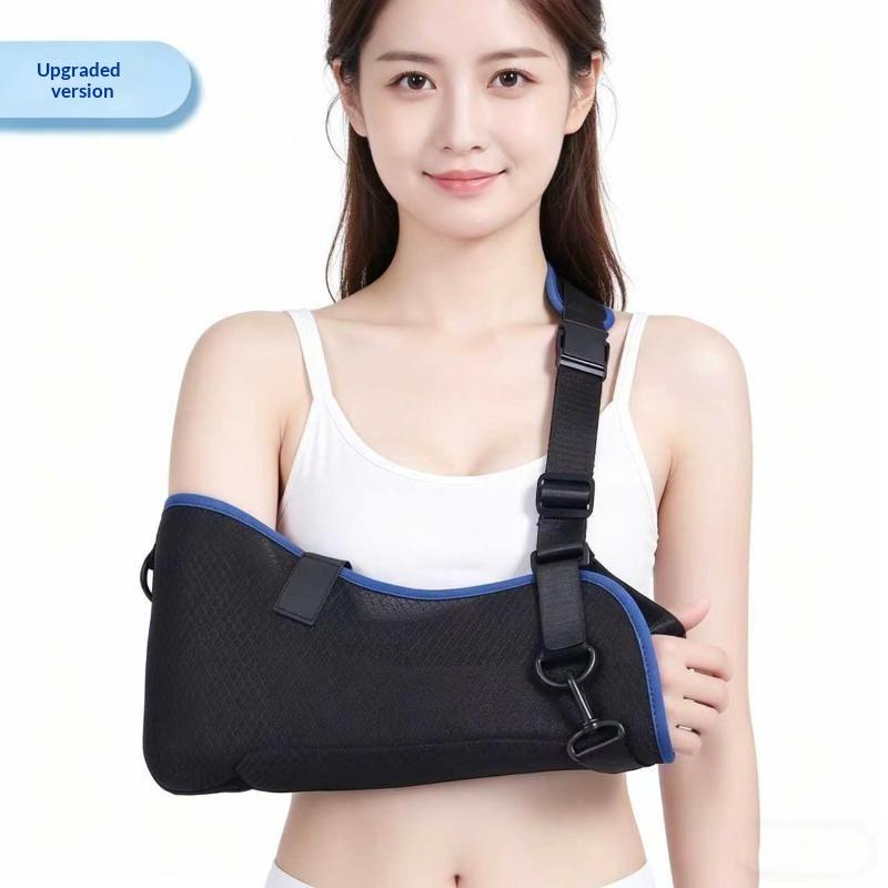 Adjustable Post-Surgery Shoulder Sling Anti-Slip Breathable Mesh Arm Brace for Daily Use Injury Support
