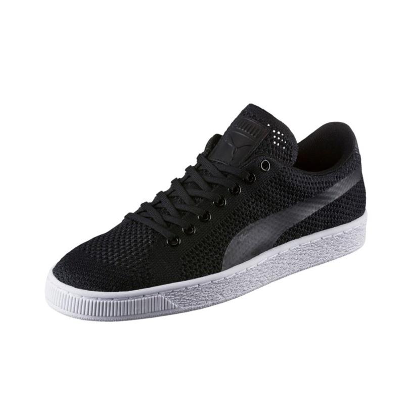 Puma Basket Classic Evoknit Low Top Sneakers Unisex Sneakers Black 363180-03