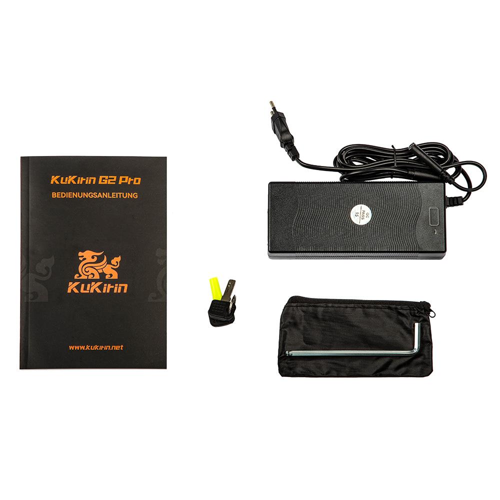 Monopattino Elettrico Kukirin G2 Pro ABE Motore 250W Velocità Massima 20km/h E-Scooter Città Pieghevole 9" Freni a Disco Doppi Carico Massimo 120kg