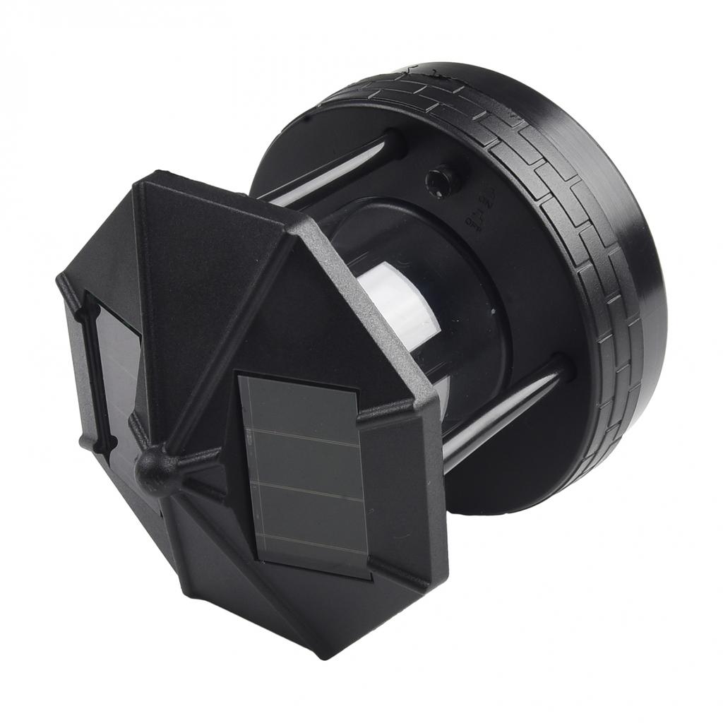 LED Solar Leuchtturm 360 Grad Deko Dekoration Rasenlicht