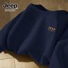 JEEP SPIRIT Herr Amerikansk Retro Crew Neck Sweatshirt