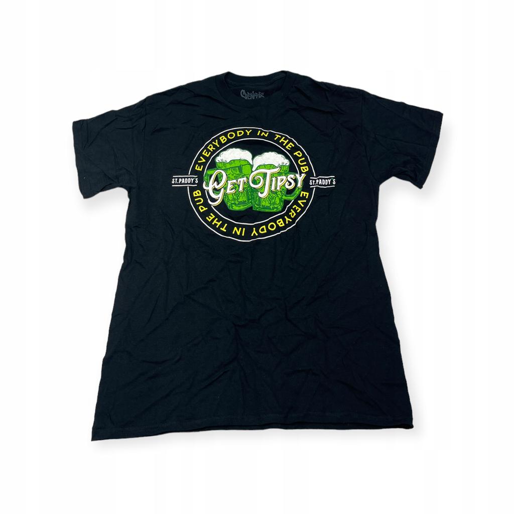 Koszulka T-shirt męski okrągły dekolt SPENCER'S NADRUK M