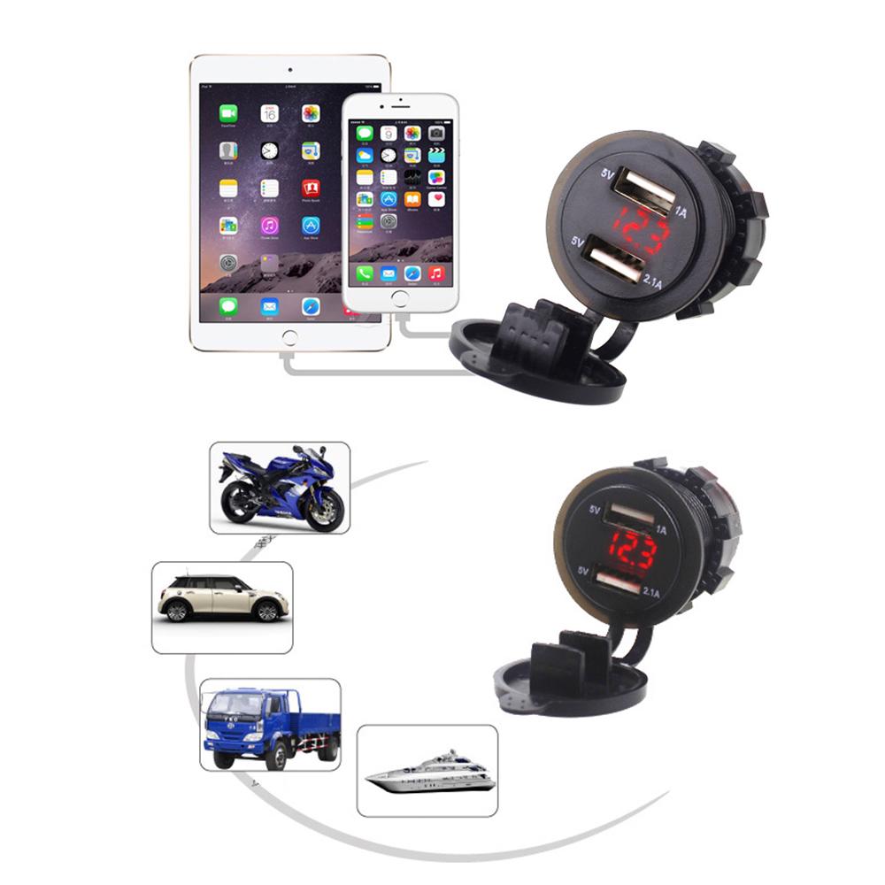 Dual QC 3.0 Car Charger USB Outlet Quick Charging Outlet for RV Marine Boat Power Socket Charger Socket