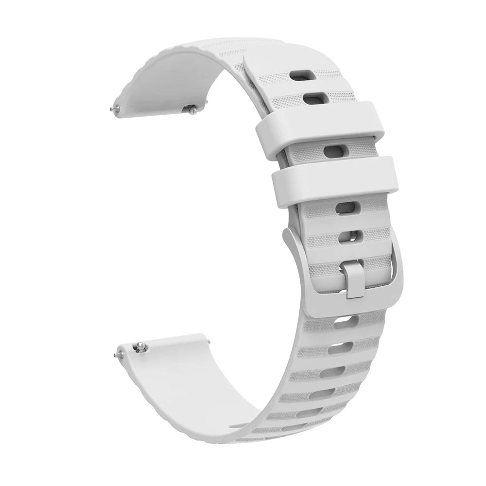 20mm 22mm Replace Silicone Strap For Samsung Galaxy Watch 7/6/5/4 44mm 40mm 6 4Classic Gear S3 Band Bracelet for Huawei GT5 4Pro