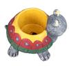 Succulent Planter Tortoise Shape Drainage Holes Stable Base Durable Resin Flower Pot for Cactus Plant Micro Landscape