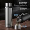 Fuguang Large Capacity Insulated Bottle 316L Stainless Steel Full Steel Lid Water Bottle Men Women Tea Separation Brewing Cup Student Cup