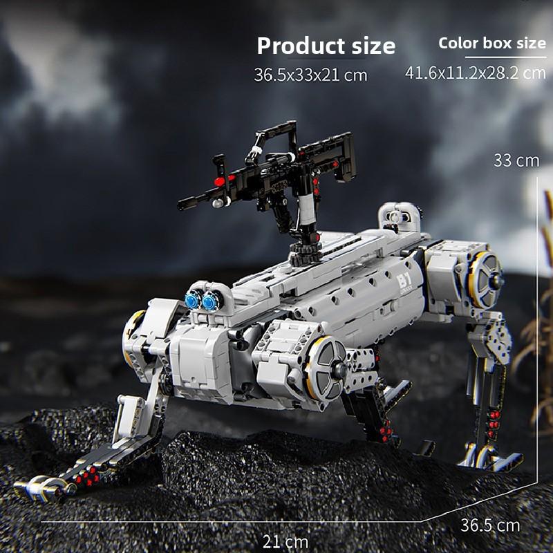 Simulation Mechanical Dog Assembly Building Block For Children And Hobbyists