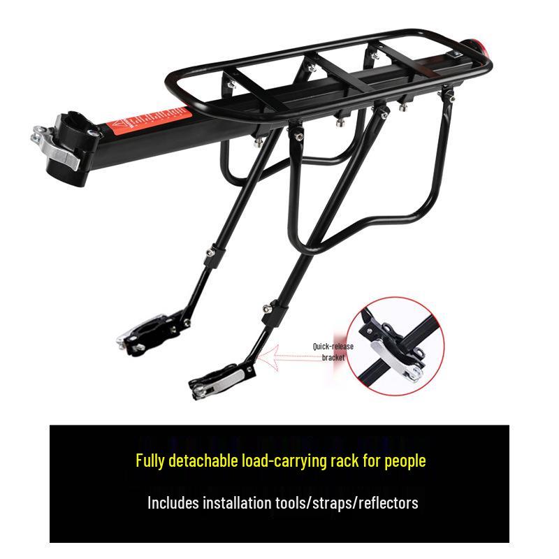 Quick Release Alloy Steel Mountain Bike Rear Luggage Rack