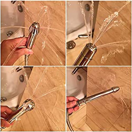 Shower Douche Enema Kit with Hook up- 3 Heads Shower Douche Cleansing System,Regulator and 59inch Hose