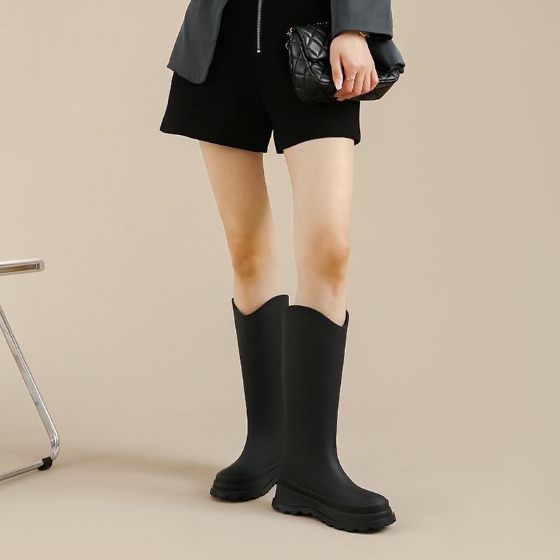 Fashion Adult Tall Waterproof and Non-slip Rain Boots