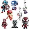 Iron Man,Spider-Man Guardians of the Galaxy Charm Beads Pendant Fit Silver Bracelet Necklace Beads For Diy Jewelry Gift