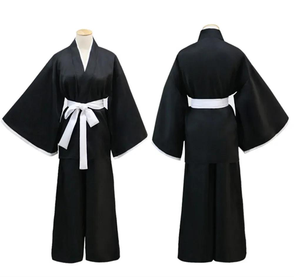 New Halloween Anime Bleach Kostuum Kuchiki Rukia Cosplay Rukia Kuchiki Pruiken En Kimono Uniform Sets Die Pa Kleding