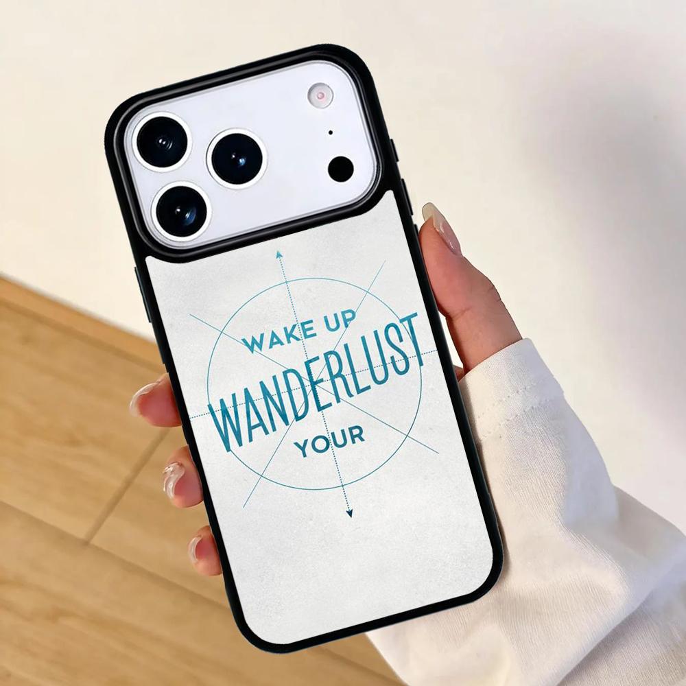 Wanderlust Phone Case For Apple iPhone 17 air 16 Pro Max 15 Pro Max 14 13 12 11 Mini Back Cover iPhone 13 mini