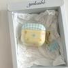 Small Fresh Plaid Floral Suitable for AirPods New 1st Generation Earphone Protective Cover New 1st Generation Cute Pro1st Generation Pendant 1