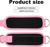 Gym Ankle Straps Double D-Ring Adjustable Neoprene Padded Cuffs Ankle Weight Leg Training Brace Support Sport Safety Abductors