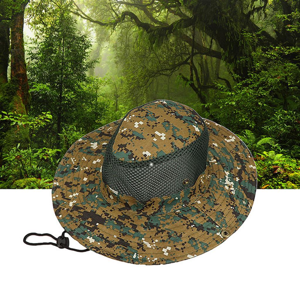 Campings Mesh Ventilate UV Sun Hat Wide Brims Sun Protections Hat Mountaineering Hat Large Fisherman Hat Bucket Outdoor