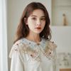 Detachable Hanfu Collar Embroidered Shirt Fake Collar Elegant Shoulder Collar  Cloth