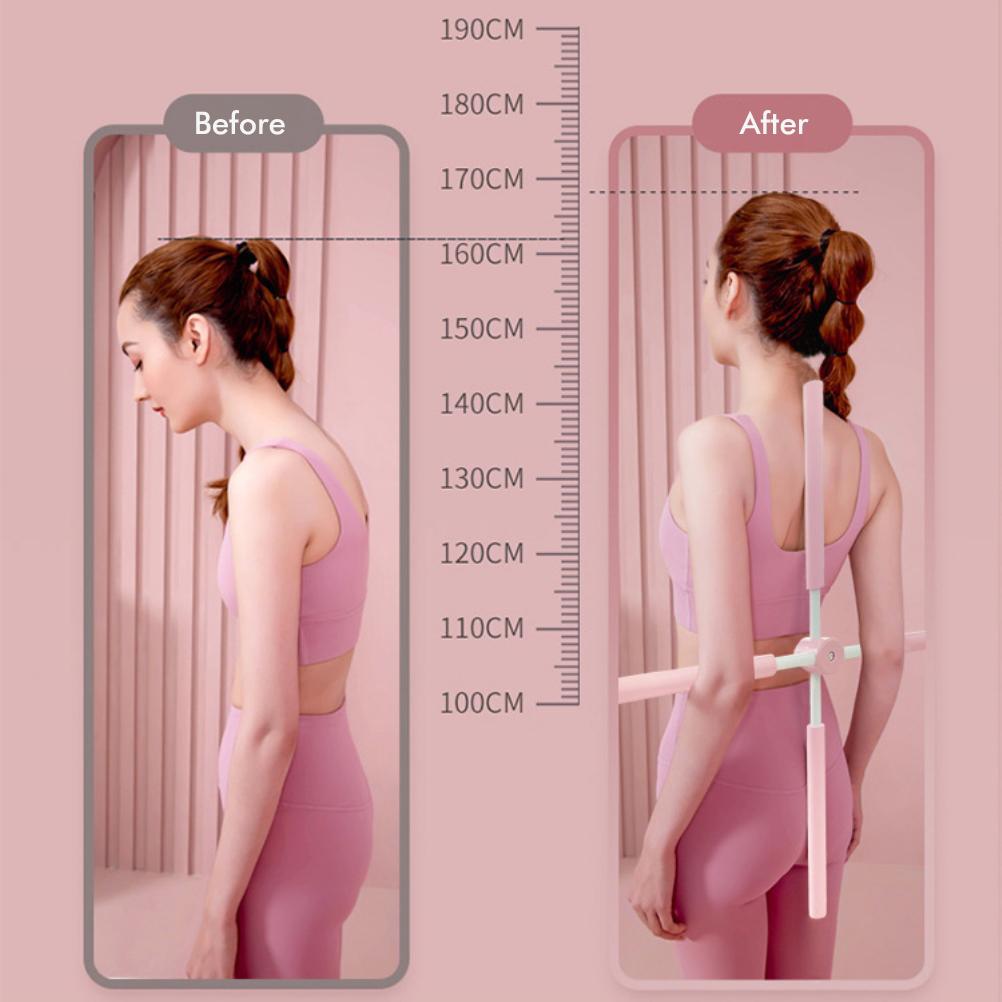 Open Back Sticks Stretching Tool Posture Training Sticks Exercise Stick Home Fitness Equipment