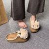 Baotou Baotou Drag Three-dimensional Outer Wear Cute Casual Slippers Academy Style Summer Versatile Cartoon Cat New