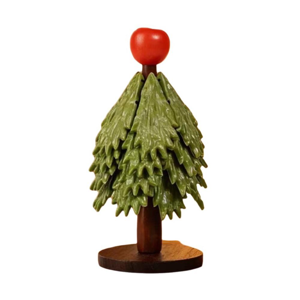 Heat Resistant Heat Insulation Coaster Creative Christmas Tree Table Mat Tabletop