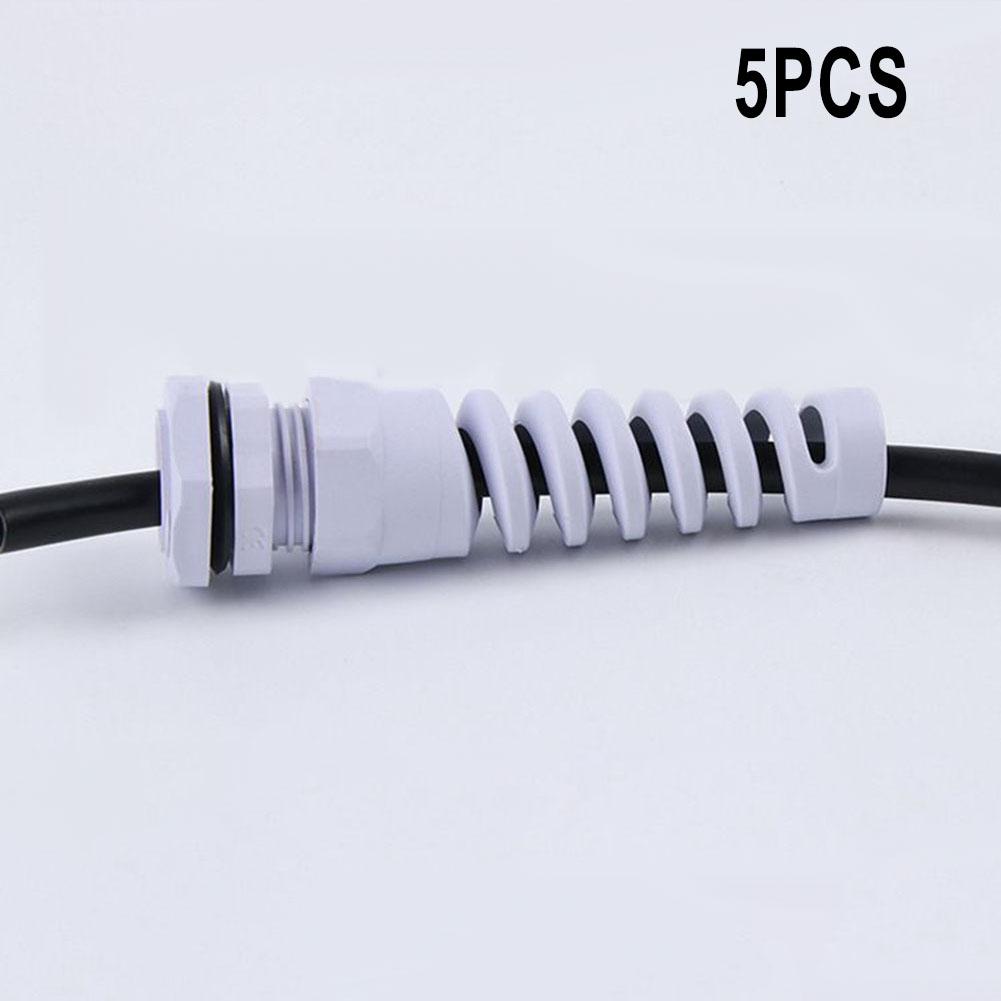 Innovative Spiral Strain Relief Protector for Cable Gland Set of 5