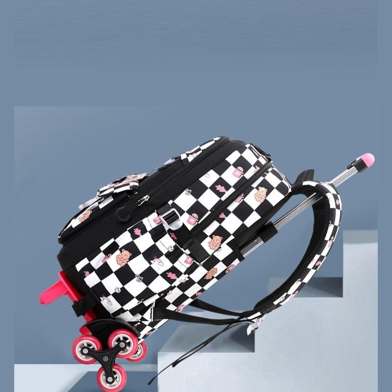 School Bag Roller Student Backpack 6 Wheels (31*16*46CM)ZRY5156