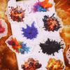 Retro Story Washi Stickers: Explosion Moment Series - 16 Sheets, Assorted Shapes for DIY Journals (6 Types)