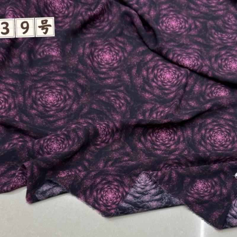 100x150cm Floral Printed Style Fabric Summer Silk Chiffon Fabric for Diy Sewing Soft Comfortable Dress Shirt Pajamas Pants