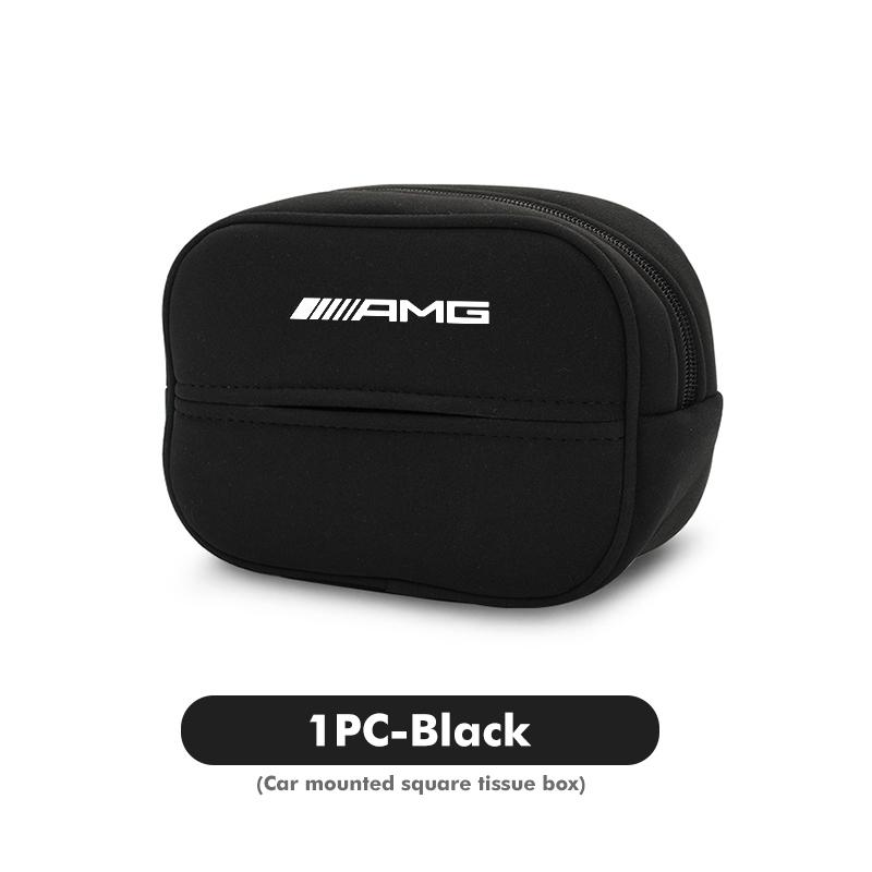 

Замшевый Автомобильный Держатель для Бумажных Платочков Коробка для Платочков на Подголовник Аксессуары Для Mercedes Benz AMG W204 W205 W203 W211 W201 W210 W108 W124