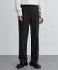 Wide Hidden Banding Slacks [Dark Gray]