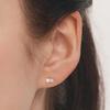 [Silver 925][Worn by Kang Hanna] Berry Cubic Pearl Earrings