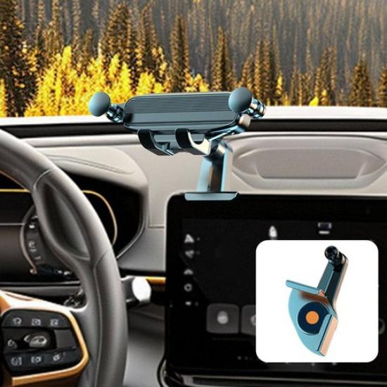 Car Phone Holder Automatic Locking Navigation Bracket for Pickup RV