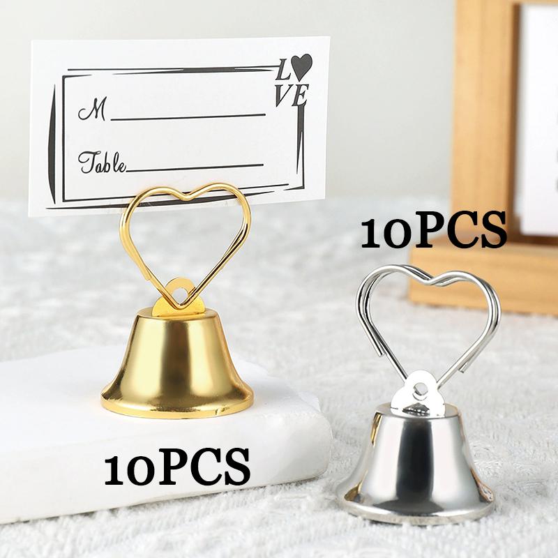 

WTEMPO Bell Shaped Design Card Holders Party Supplies Home Decorations Festive Ornaments Small Gifts Message Card Holders Business Card Holders 20pcs разноцветный