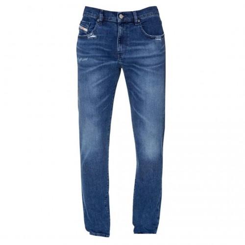 Diesel Mens D-Strukt Denim Distressed Reinforced Jeans