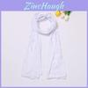 Fashion Chiffon Silk Scarf With Lace Edge For Women Summer Winter Spring Autumn Accessories