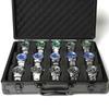 AUKURA Watch Organizer Aluminum Watch Storage Hard Watch Travel Padded Case for Watch Display and Organization 15-Slot Case, Box, Box,