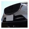 For Mazda CX-3 CX3 2017 2018     Car Styling Cover Trim Head Front Bottom Racing Grid Grill Strip Trim 2PCs