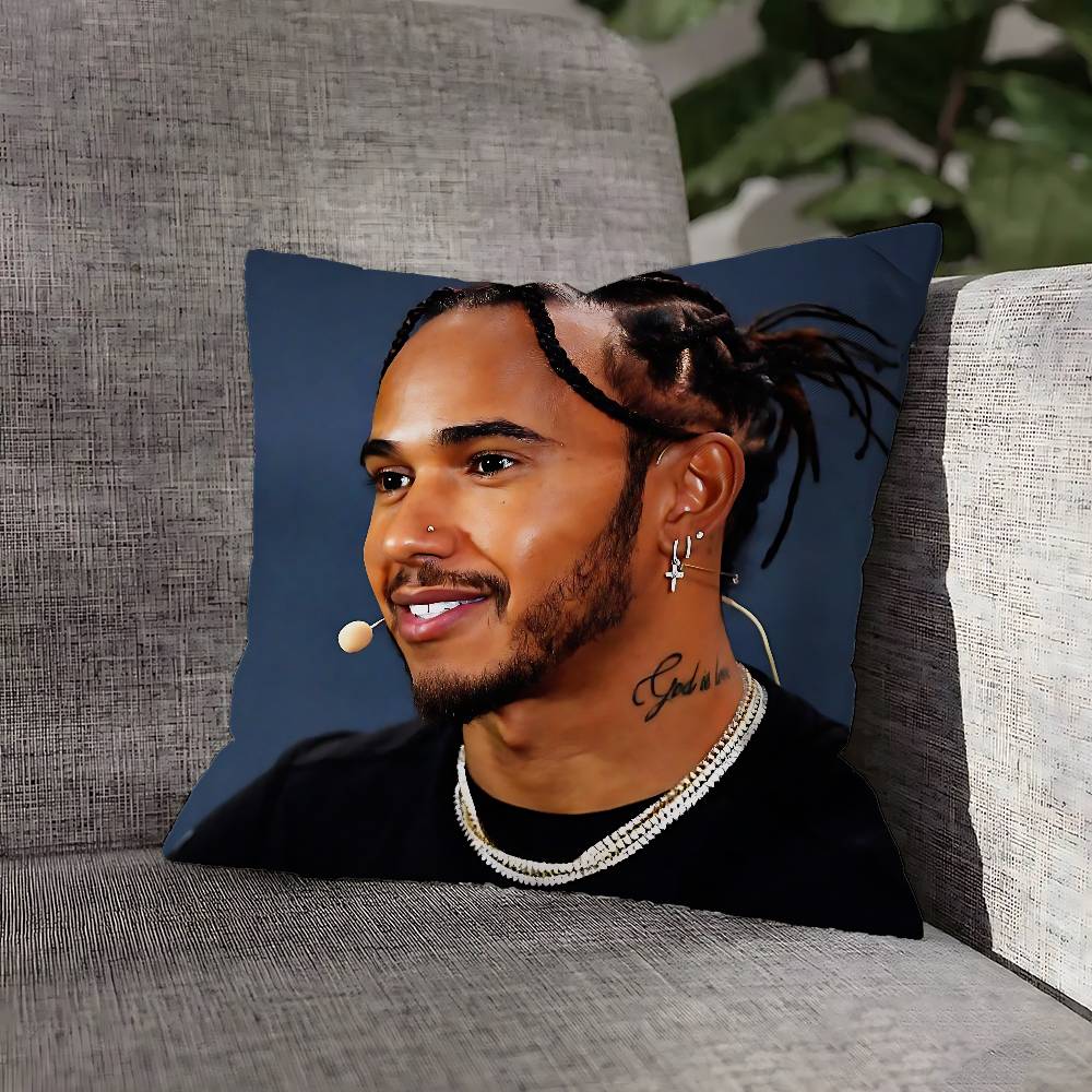L-Lewis 44 H-HamiltonS Pillow Case For Sofa Decor Car Office Room Printing Cushion Cover Decorations and Protector