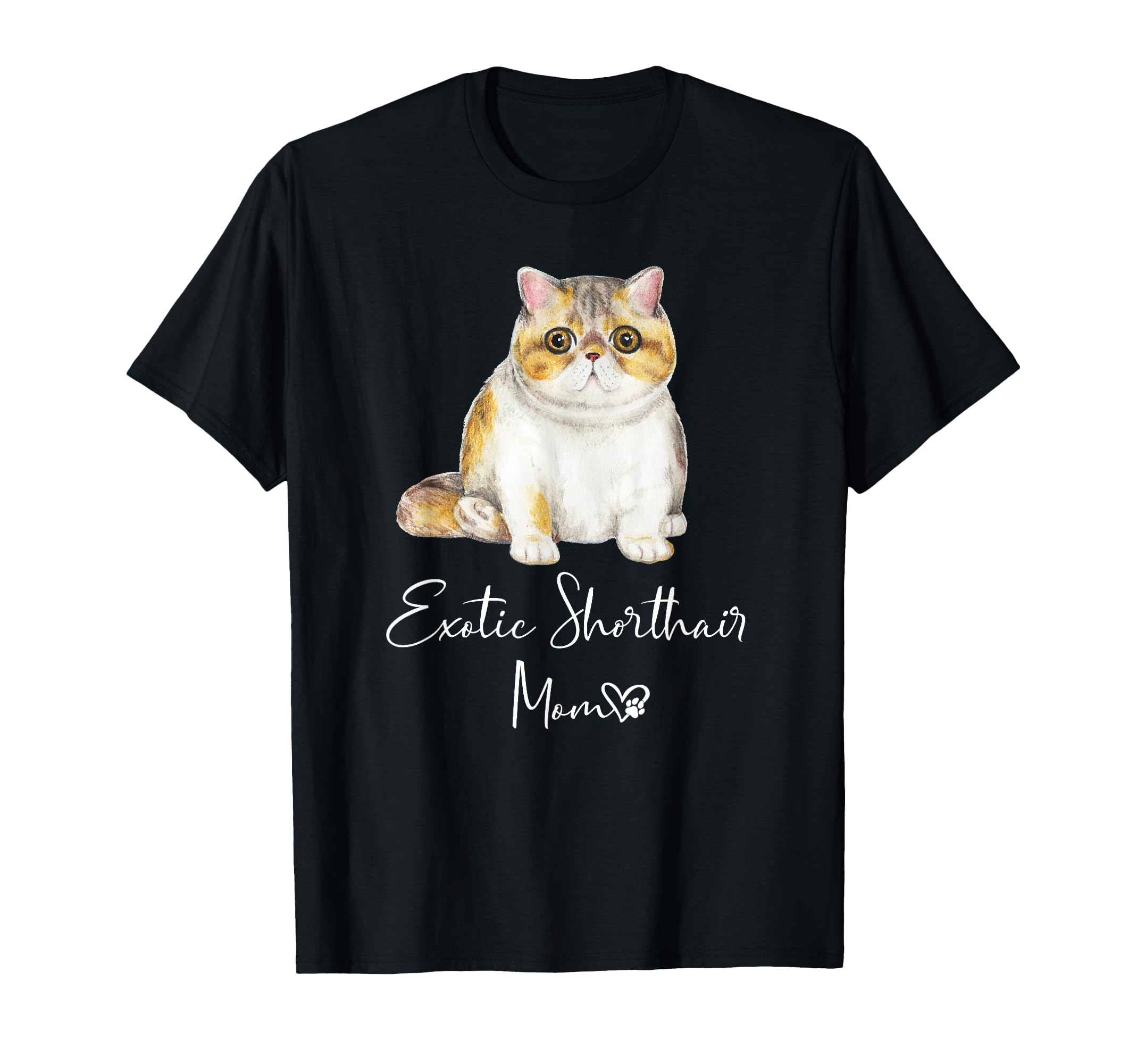 

Экзотическая короткошерстная Мама Милая Кошка Мать Котенок Девочка Подарок ФУТБОЛКА EXOTIC SHORTHAIR CAT MOM