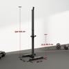 Adjustable Squat Rack, Weight Strength Training Bench Press Rack Weight Bench Supporter for Home Gym Exercise, Max Load 150kg, 124-154cm