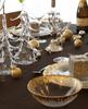 Vetro Felice Bowls, Medium Bowls, Western Tableware, Gold, 17cm, Set of 4, Happy Glass Flash 649117