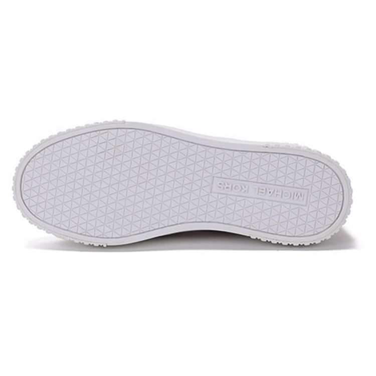 Michael Kors Ollie Comfortable Versatile Low-Top Fashion Sneakers Women Sneakers Vanilla-White 43T1OEFS3Y-VANILLA