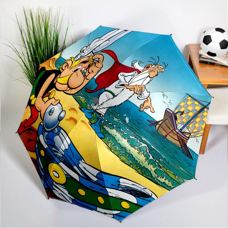 Asterix Friends Umbrella 8-Frame for Travel, Camping, Casual Lightweight Portable Umbrella, Essential for Every Family Holidays Gift