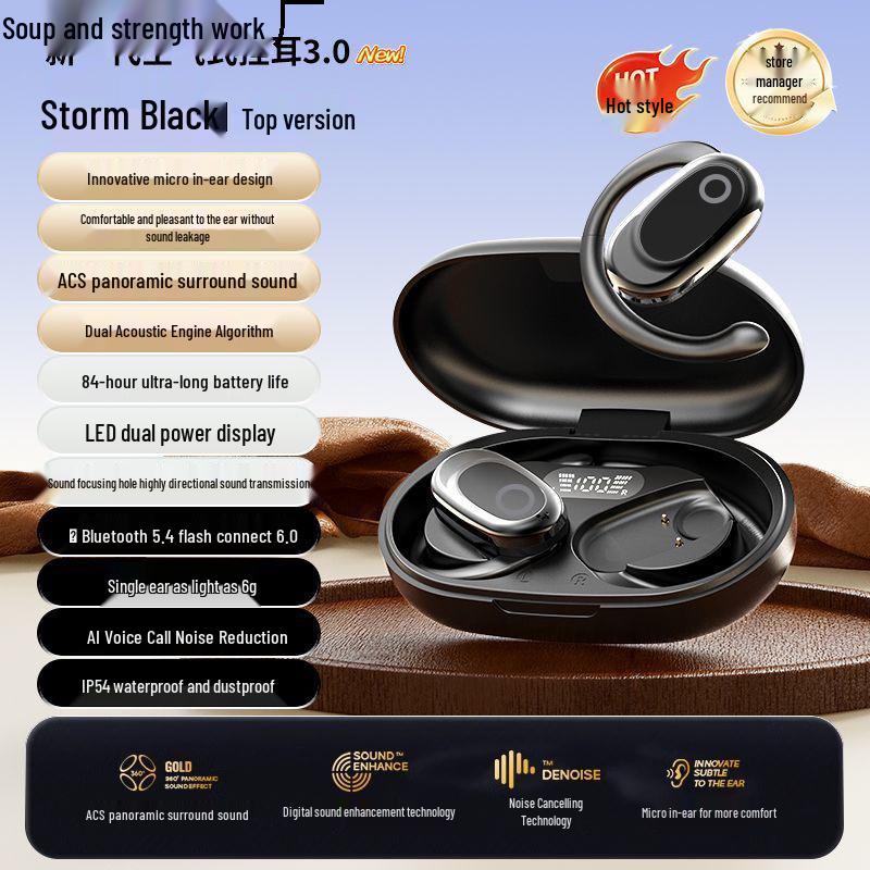 2025 Over-Ear Sports Bluetooth Earphones: High-Quality Sound, Ultra-Long Battery Life, Comfortable Fit.
