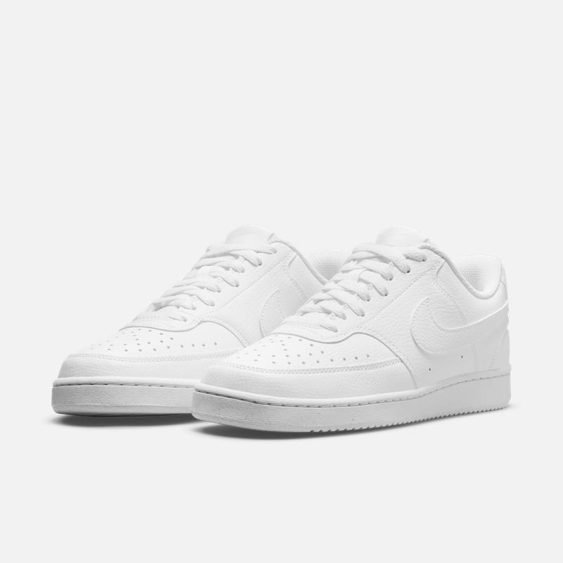 Nike Women's White Sneakers Flat Sole Summer Sports Shoes NIKE COURT VISION LOW DH3158