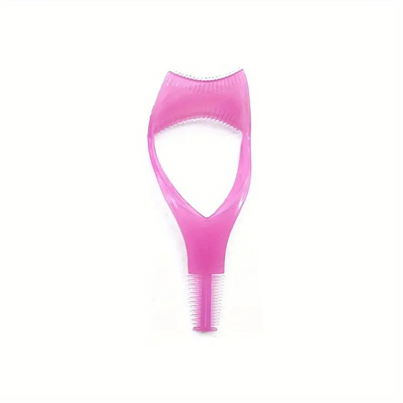 

Mascara Shield Guard Lash Buddy Tool Mascara Guard Eye Lash Applicator, Makeup Cosmetic Lash Guard, Eyelash Tool 3 в 1 Верхня нижня туш для вій 1pc рожевий