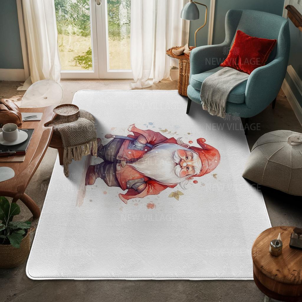 House Entrance Carpet Home Door Mat Living Room Bath Foot Bathroom Non-slip Water Absorption Rugs Bath Merry Christmas Winter